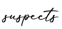 单词suspects书写