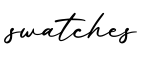 单词swatches书写