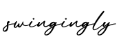 单词swingingly书写