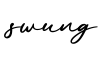 单词swung书写