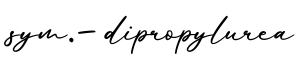 单词sym.-dipropylurea书写