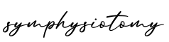 单词symphysiotomy书写