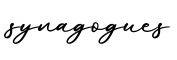 单词synagogues书写