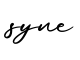单词syne书写
