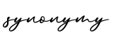 单词synonymy书写
