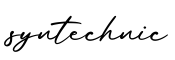 单词syntechnic书写