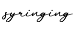 单词syringing书写