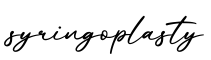 单词syringoplasty书写