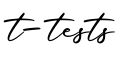 单词t-tests书写