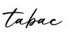 单词tabac书写