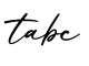单词tabc书写