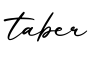 单词taber书写