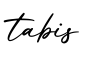 单词tabis书写
