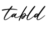 单词tabld书写