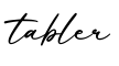 单词tabler书写