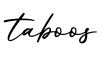 单词taboos书写