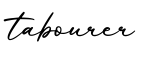 单词tabourer书写