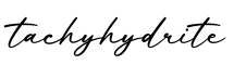 单词tachyhydrite书写