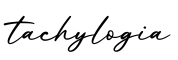 单词tachylogia书写