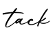 单词tack书写