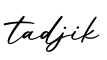 单词tadjik书写