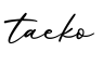 单词taeko书写