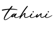 单词tahini书写