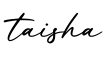 单词taisha书写