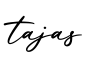 单词tajas书写