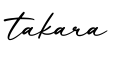 单词takara书写