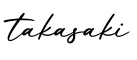 单词takasaki书写
