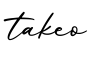 单词takeo书写