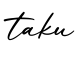 单词taku书写