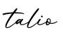 单词talio书写