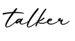 单词talker书写