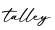 单词talley书写
