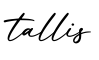 单词tallis书写