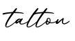 单词talton书写