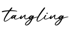 单词tangling书写