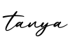 单词tanya书写
