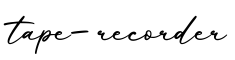 单词tape-recorder书写