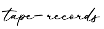 单词tape-records书写