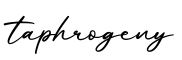 单词taphrogeny书写
