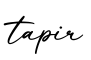 单词tapir书写