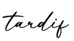 单词tardif书写
