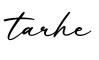 单词tarhe书写