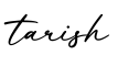 单词tarish书写