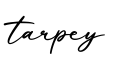 单词tarpey书写