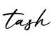 单词tash书写