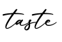单词taste书写